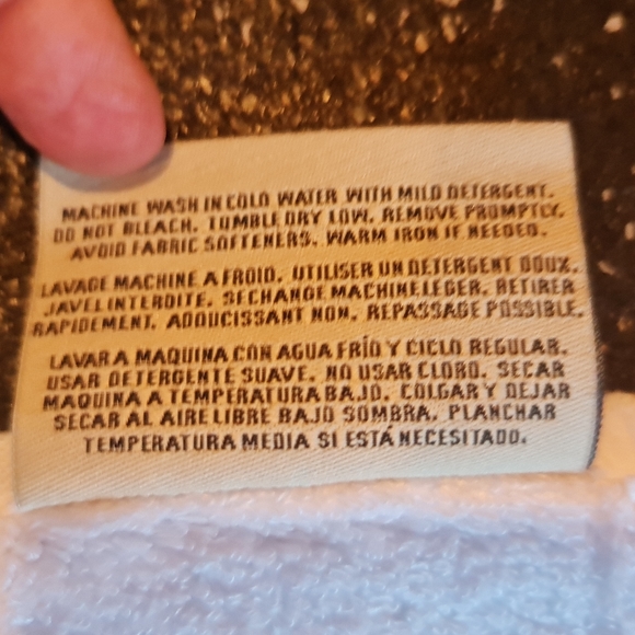 Washcloths White Turkish Luxury Collection 65% Cotton 35% Modal Like New Set/3 - Picture 6 of 6